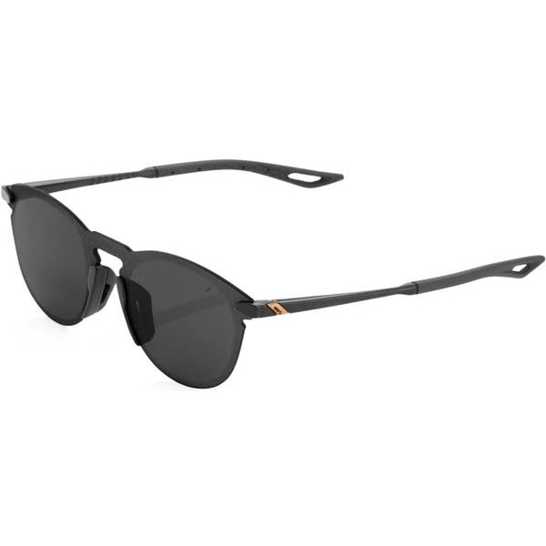LEGERE ROUND - Polished Black - Smoke Lens