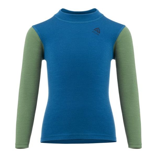 WarmWool Crew Neck shirt, Chil Corsair / Dill