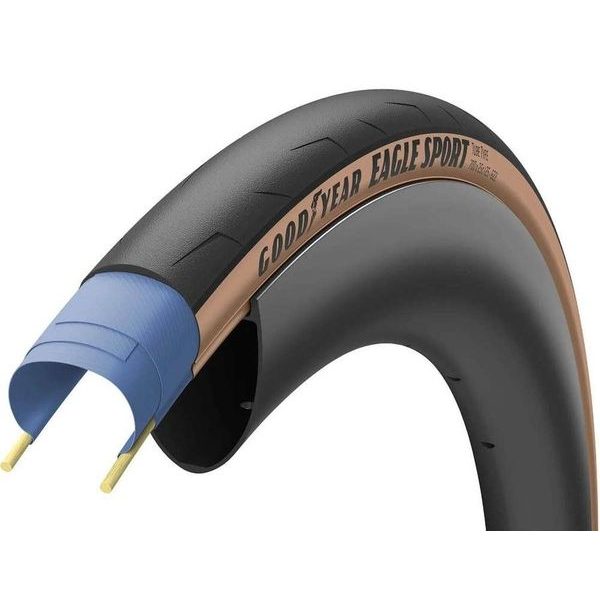 Eagle Sport, Tube Type 700x25 / 25-622, Folding Tan