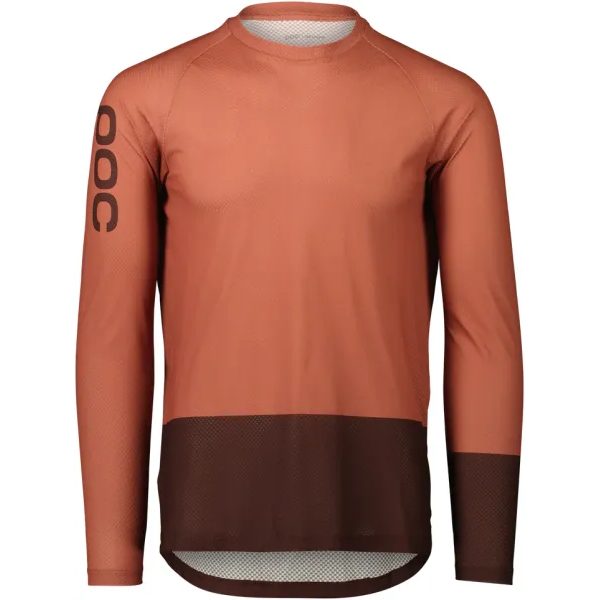MTB Pure LS Jersey Himalayan Salt/Axinite Brown
