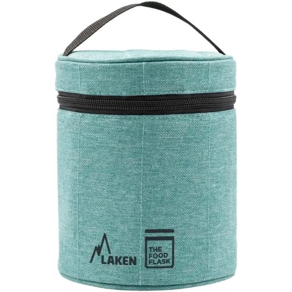 Steel Food Thermos with Thermal Case 1000 ml Ocean Green