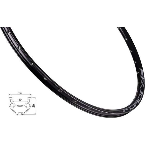 F XC BASIC DISC 622x19, 32děr, černý