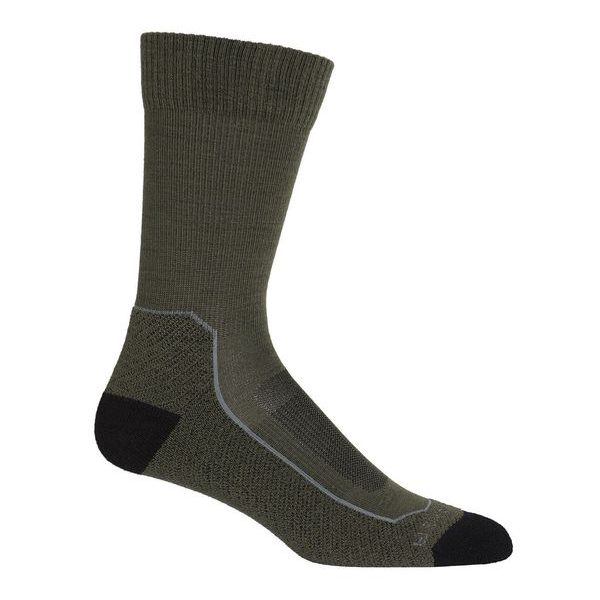 M Hike+ Light Crew, LODEN/BLK/GRITSTONE HTHR