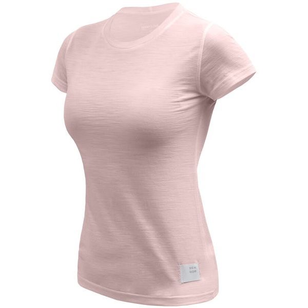 MERINO CORDURA dámské triko kr.rukáv dusty pink