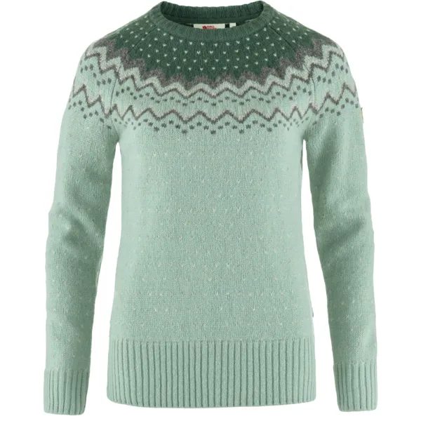 Övik Knit Sweater W, Misty Green-Deep Patina