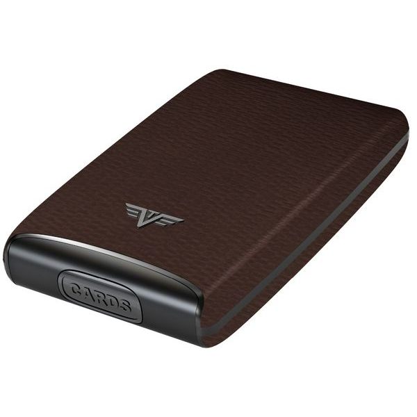 Credit Card Case RAZOR Fan - leather Dark Tobacco