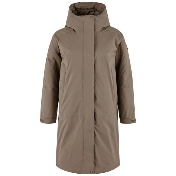 Övik GTX Padded Parka W Suede Brown