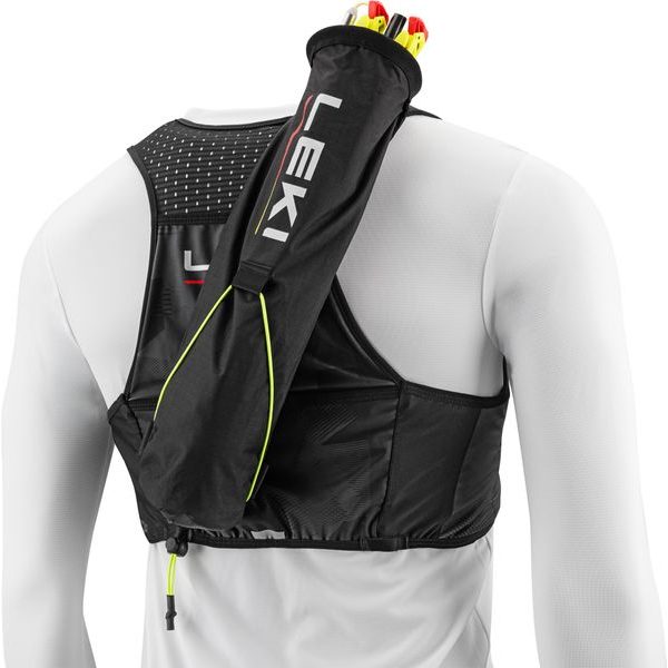 Trail Running Quiver Vest 6 black-bright red-shuttle grey, LXL