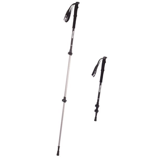 NH17D001-Z-09 trekingová hůl černá, 62-135 cm