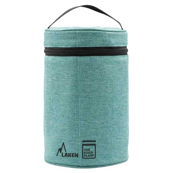 Steel Food Thermos with Thermal Case 1500 ml Ocean Green
