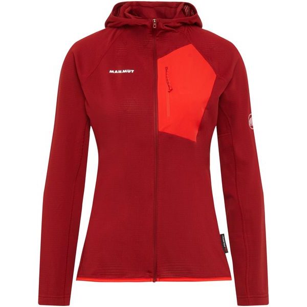 Aenergy Light ML Hooded Jacket Women dark mammut red-mammut red