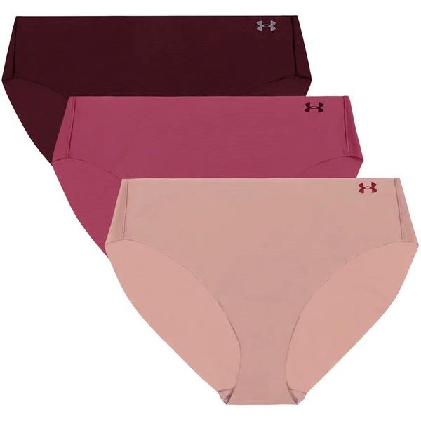 UA Pure Stretch NS BKN - 3pk pink/beige