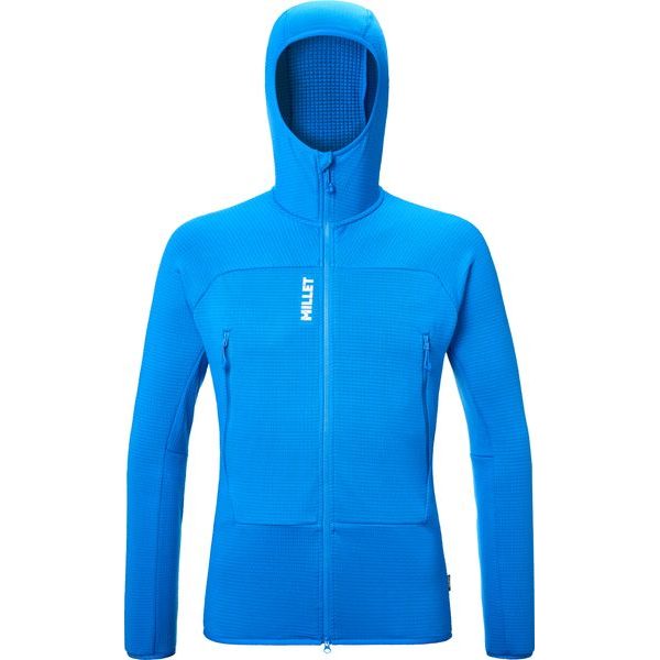 FUSION GRID HOODIE M ICON BLUE