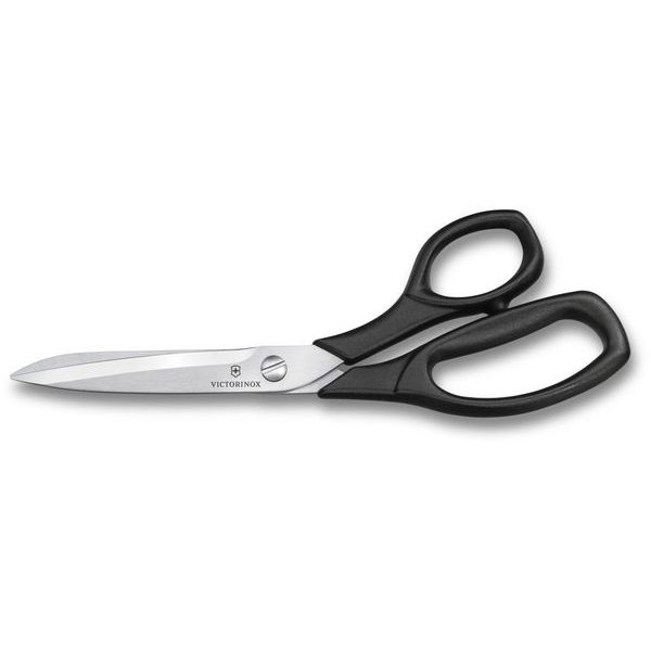 Nůžky pro domácnost Itálie, 23 cm, černé