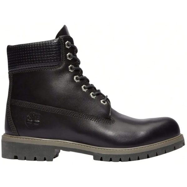 6 Inch Premium WP Boot Black F Grain W Dk Brown