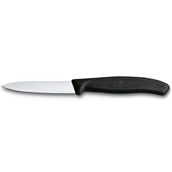 6.7603 Nůž na zeleninu 8cm plast černý