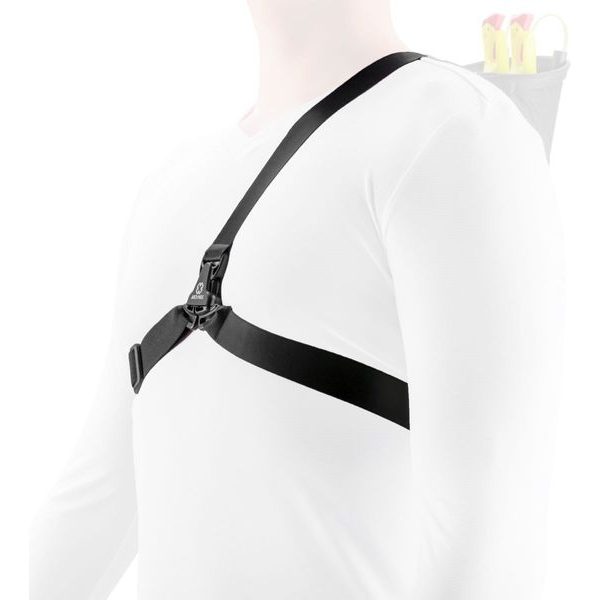 Elastic Belt Trail Running Quiver Vest, black