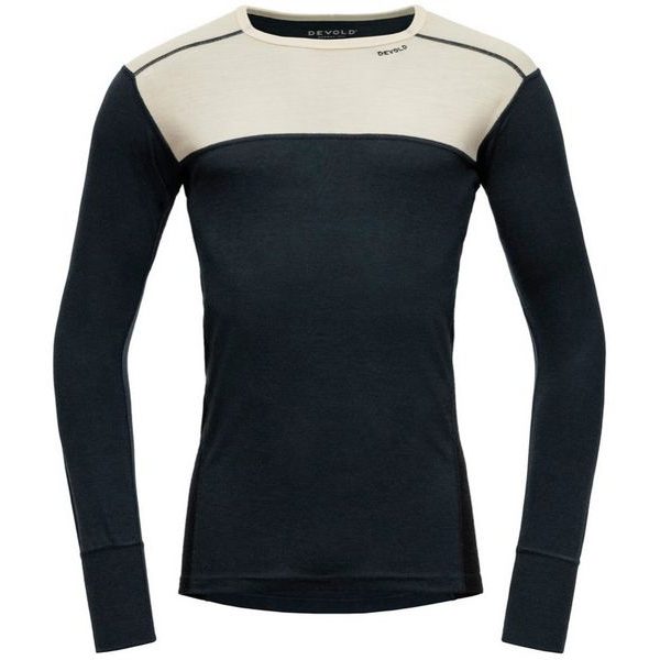 Lauparen Merino 190 Shirt Man, Raw White/Ink/Black