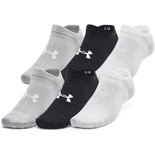 UA Essential No Show 6pk-BLK