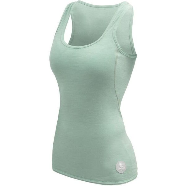 MERINO AIR dámské triko bez rukávu basil green