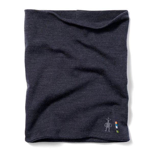 Thermal Merino Reversible Neck Gaiter Everyday CHARCOAL HEATHER