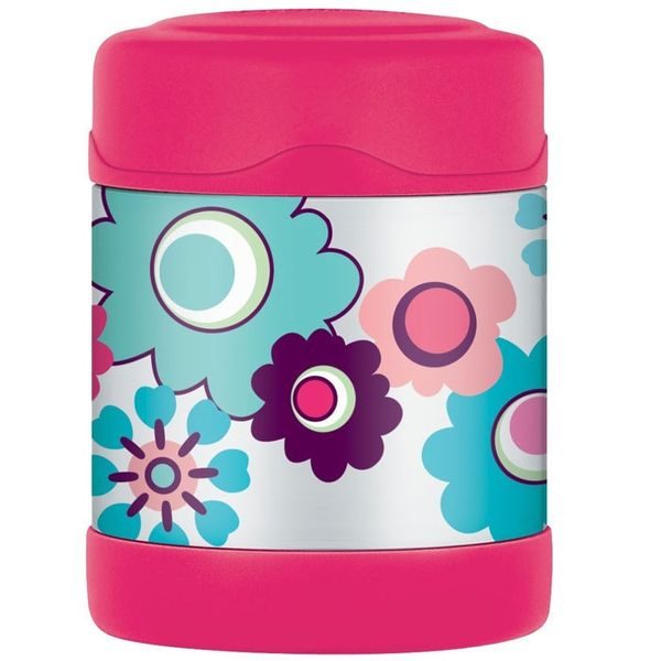 Dětská termoska na jídlo 290 ml květy
