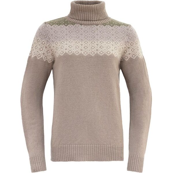 Syvde Wool High Neck Wmn, Stone