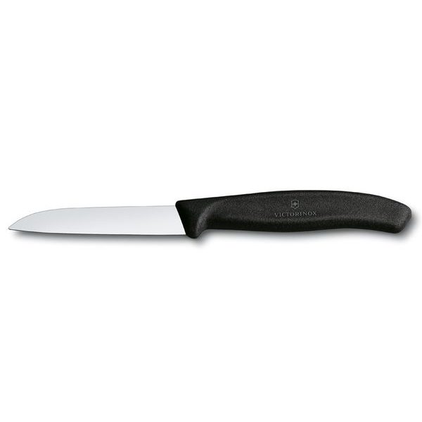 6.7403 Nůž na zeleninu 8cm plast černý