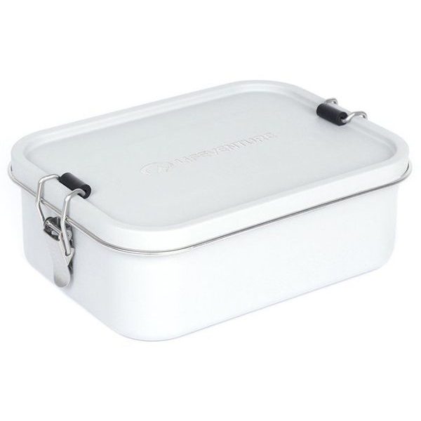Stainless Steel Lunch Box; light grey