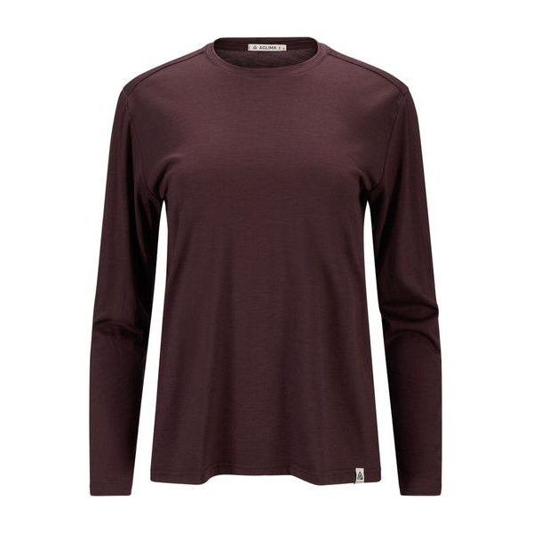LightWool 180 Crewneck W's Chocolate Plum