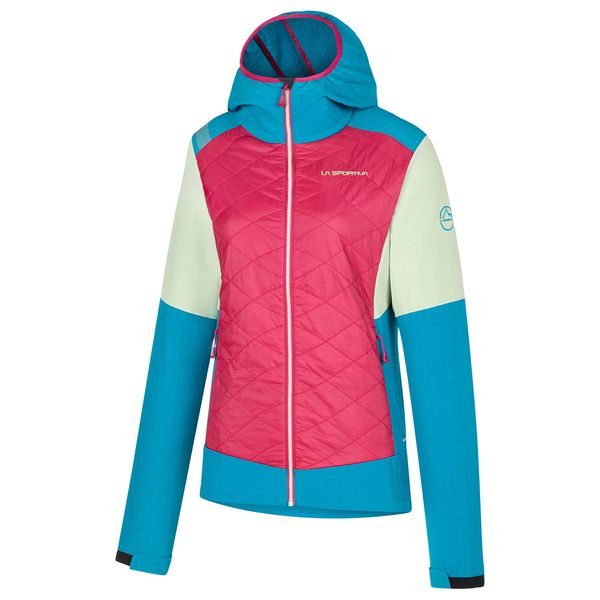 Kap Hybrid Hoody W, Cerise/Crystal