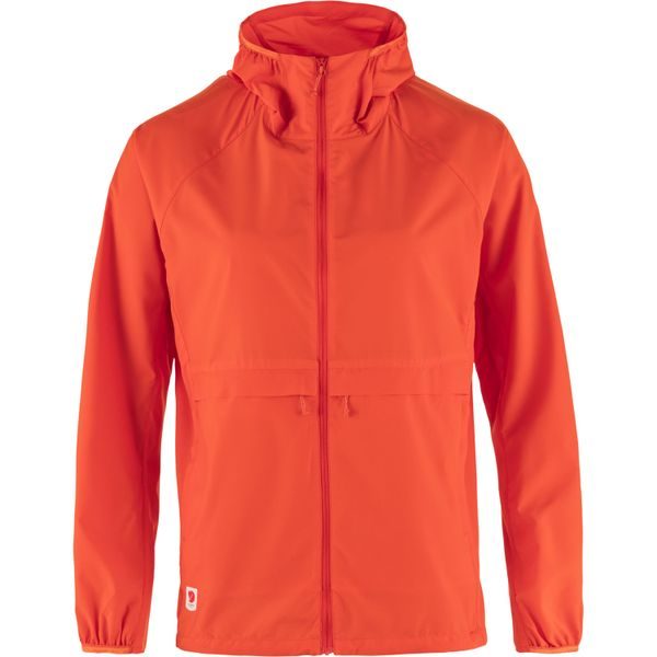 High Coast Wind Hoodie W Flame Orange
