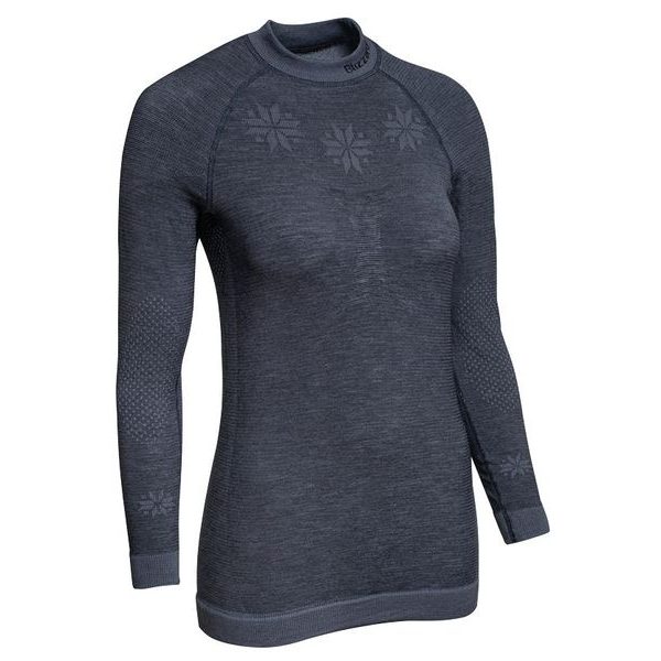 Viva long sleeve, merino wool, anthracite