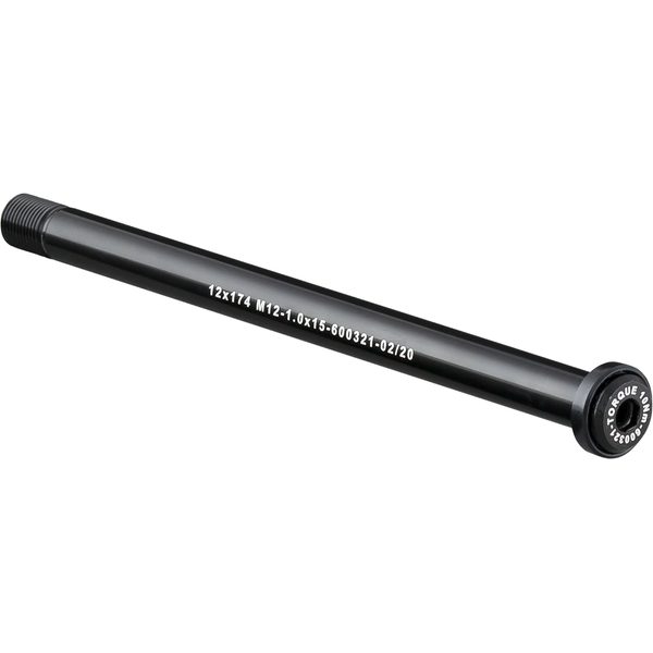 Skewer Bontrager Thru 12 x 174mm Axle Length Black Rear