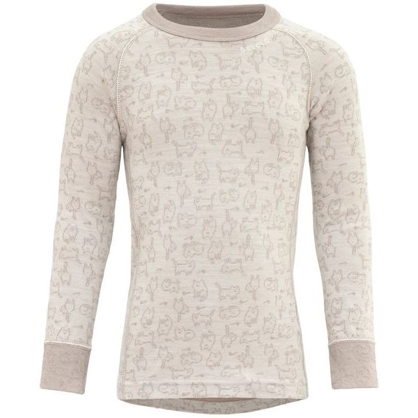 Duo Active Merino Shirt Kid, Raw White