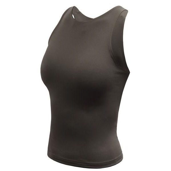 INFINITY ECO dámský crop top olive green