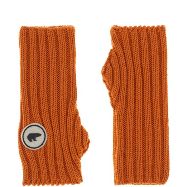 Lien Mittens burned orange