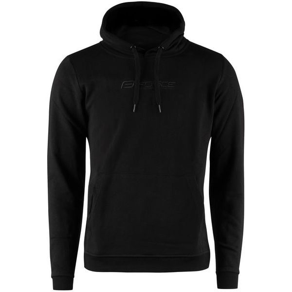 COMFY UNI přes hlavu s kapucí, černá