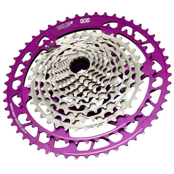 Helix Race Cassette | 12 Speed | 9-52T | Eggplant