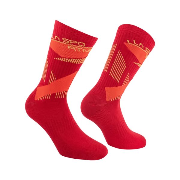 Outdoor Fun Socks, Redwood / Mountain Red
