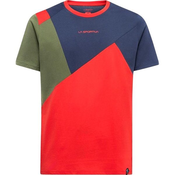 Dude T-Shirt M Mountain Red/Night Sky