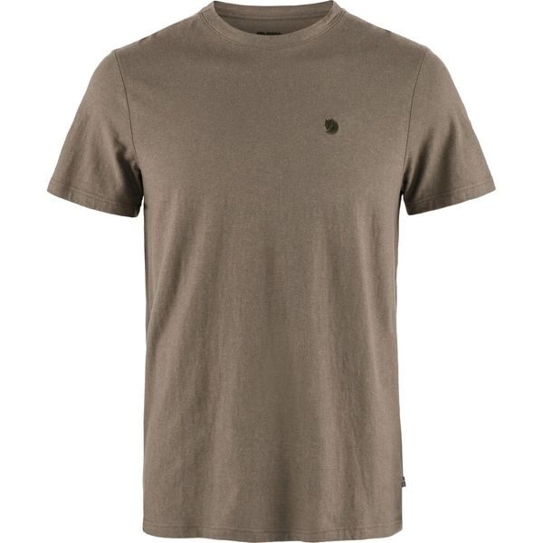 Hemp Blend T-shirt M Suede Brown