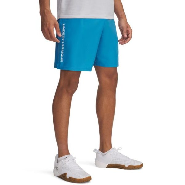 UA Tech Woven Wordmark Short modrá
