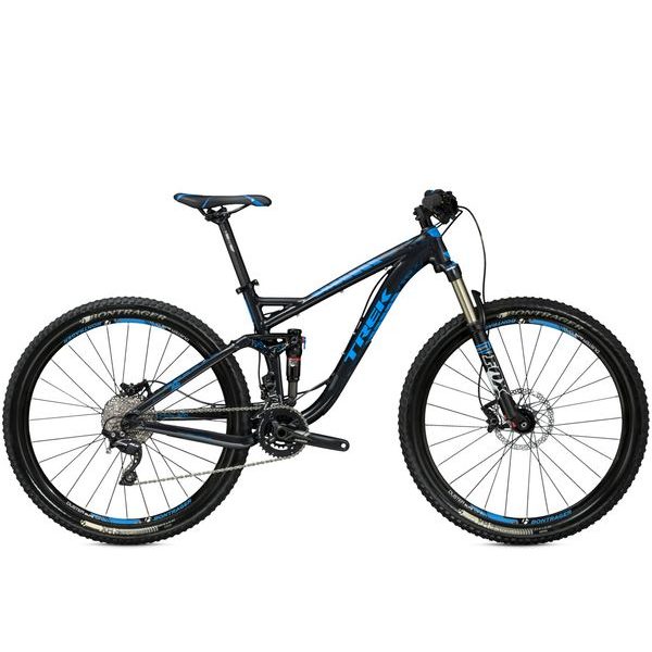 FUEL EX 7/29" BLACK/BLUE - celoodpružené horské kolo