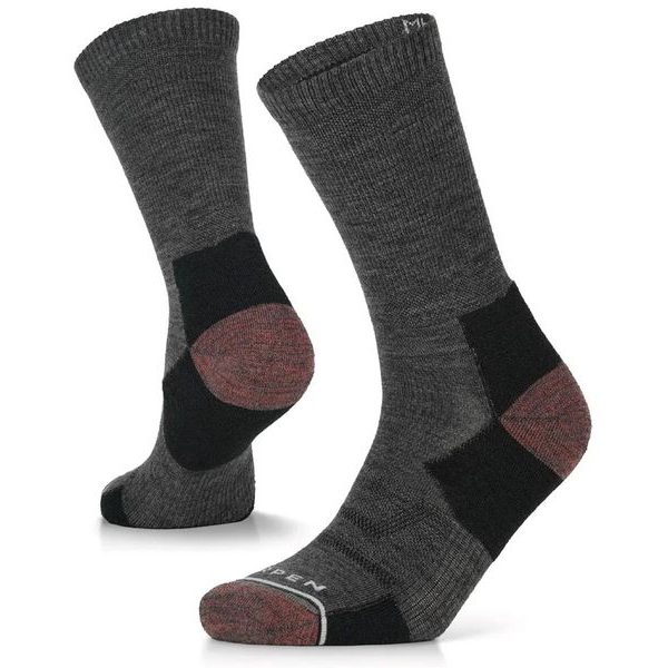 MERINO HIKE LIGHT CREW W, WHALES GREY