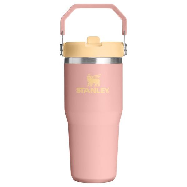 IceFlow™ Flip Straw 2.0 Tumbler 410 ml Peach Rose