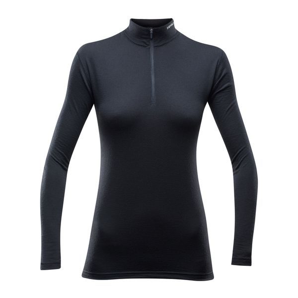 Breeze woman half zip neck black
