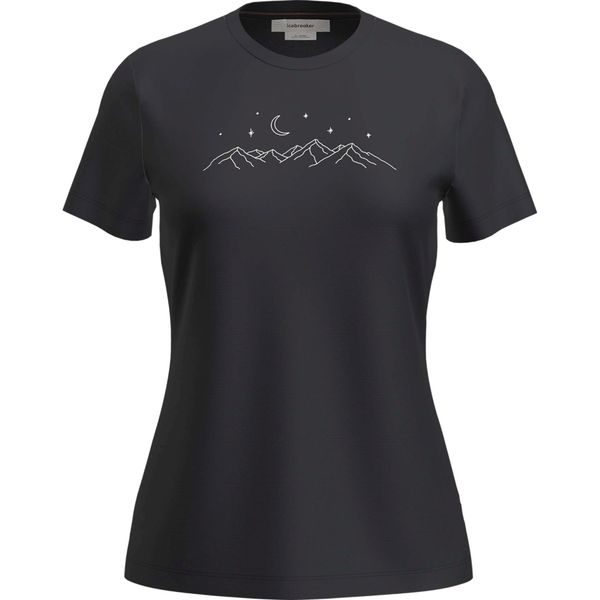 W Mer 150 Tech Lite SS Tee Sparkling Sta BLACK