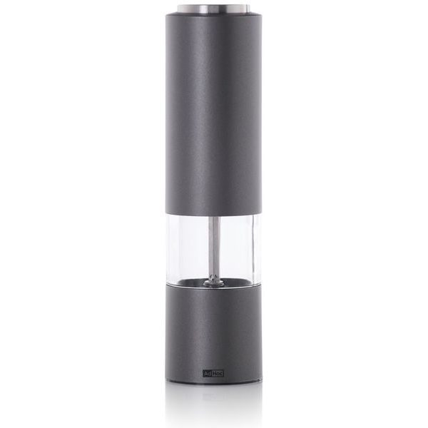 eMill.3, včetně baterií, tmavě šedá, nerez/akryl, 21,5 cm