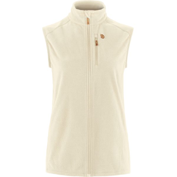 Övik Lite Fleece Vest W Chalk White